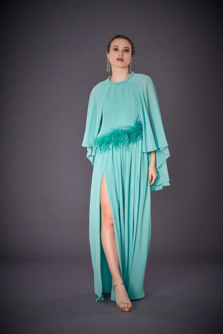 Vestido de fiesta Jose Fuentes – Icónic Fiesta – Blusa + Pantalón Orit